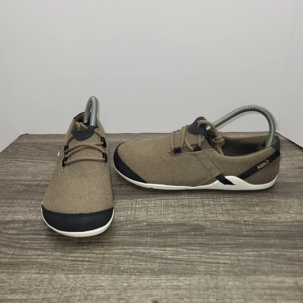 Xero Women's Hana Lightweight Comfort Shoe Canvas Brown Size 8
